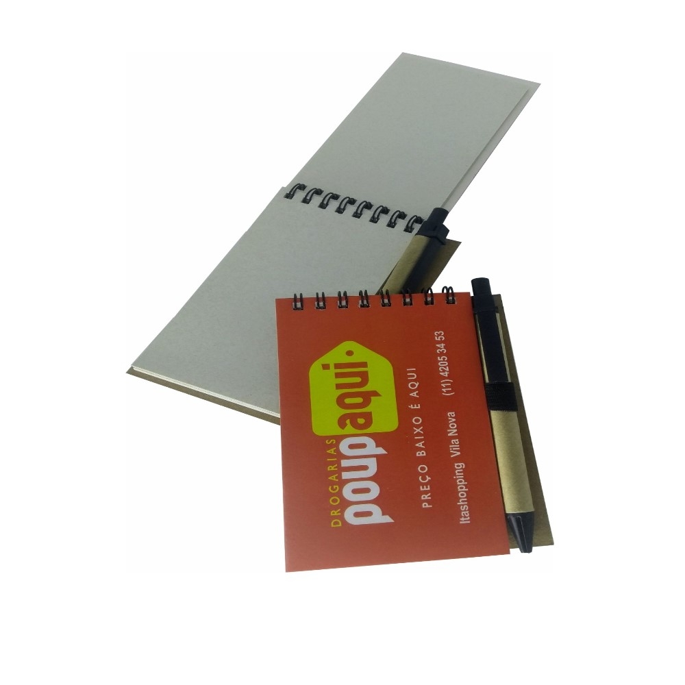 Bloco de anotações COLORS com caneta -2223CB