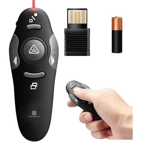 Controle Apresentador Slide Laser Sem Fio-157NB