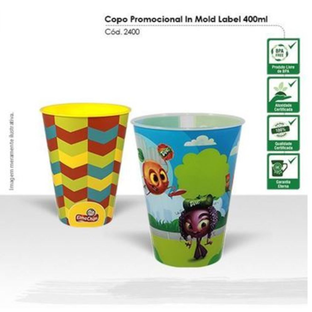 Copo Promocional In Mold Label-2400BB