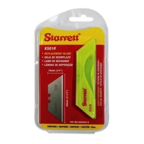 Lamina De Estilete Trapezoidal Starret KS01R-307ML