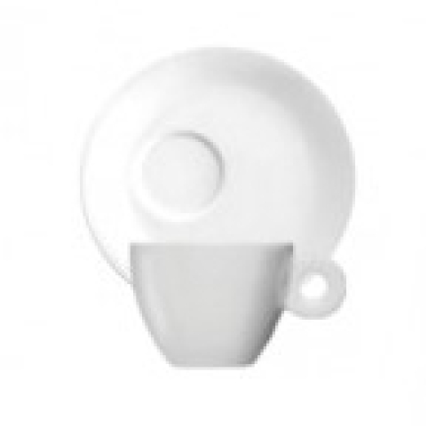 Xícara café com pires descentralizado -568SM