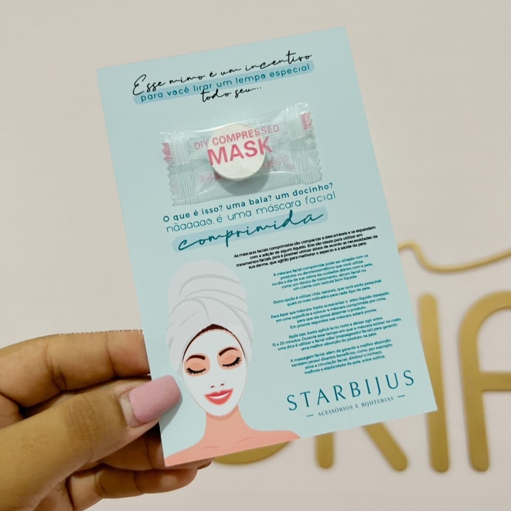 Mascara facial comprimida-103AC