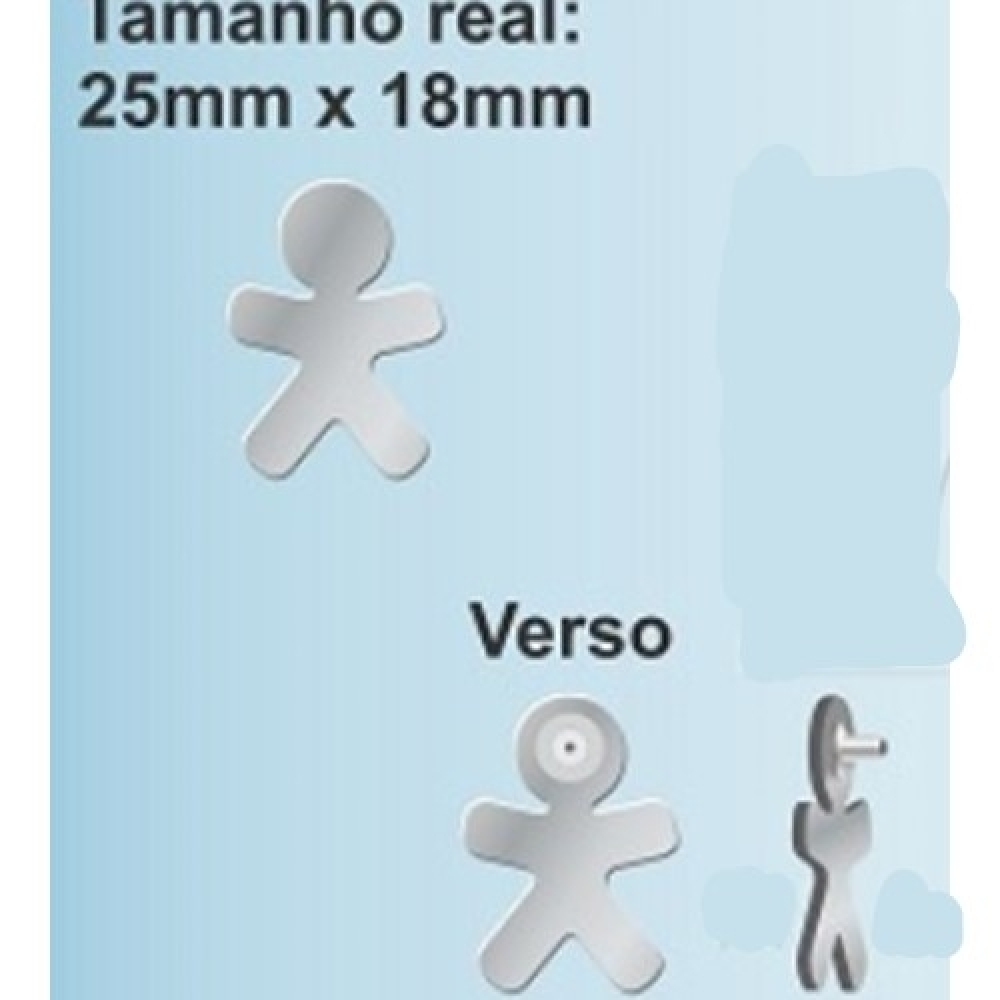 Pin em banho níquel-1702AB